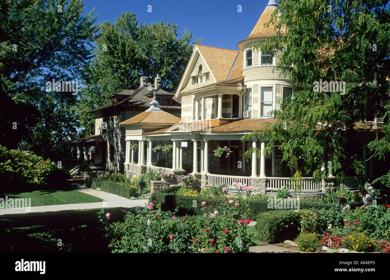 Old victorian home in the historic center of Boise, Idaho, USA Stock Photo Alamy