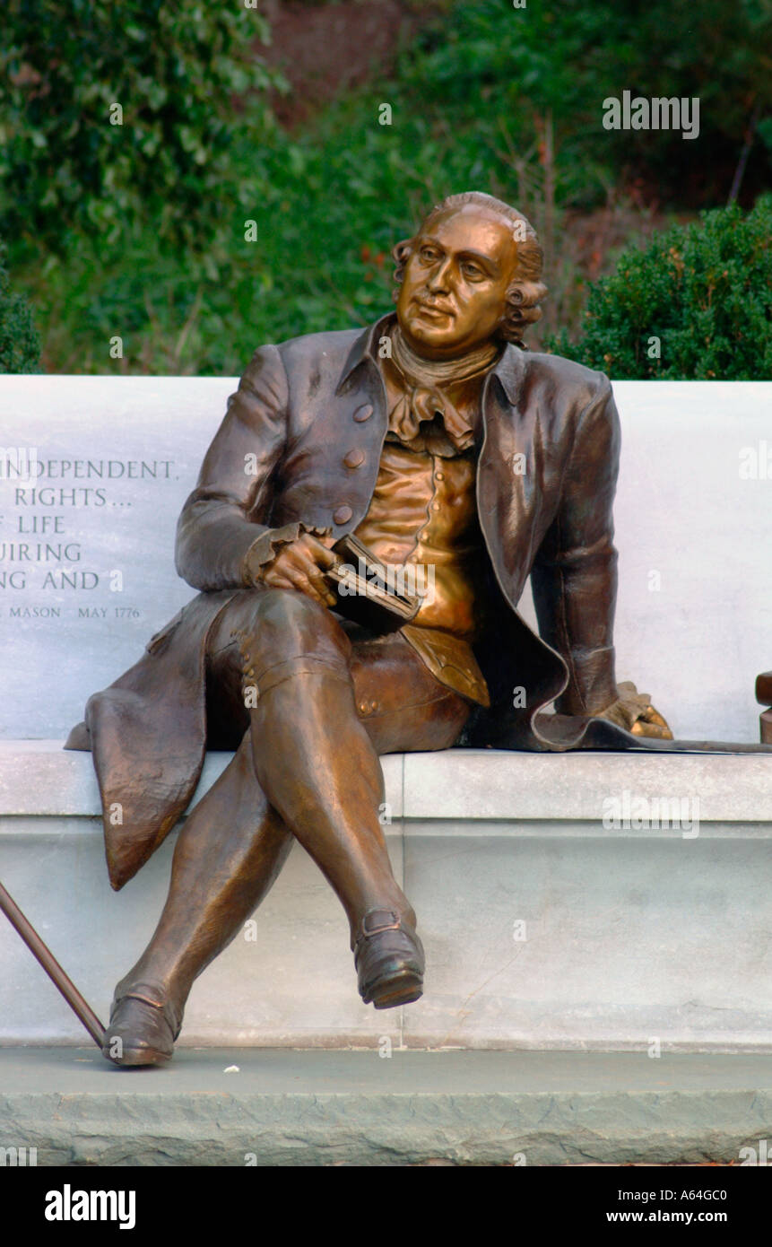 The Mason Memorial Washington DC memorials sculptures statues Stock Photo Alamy