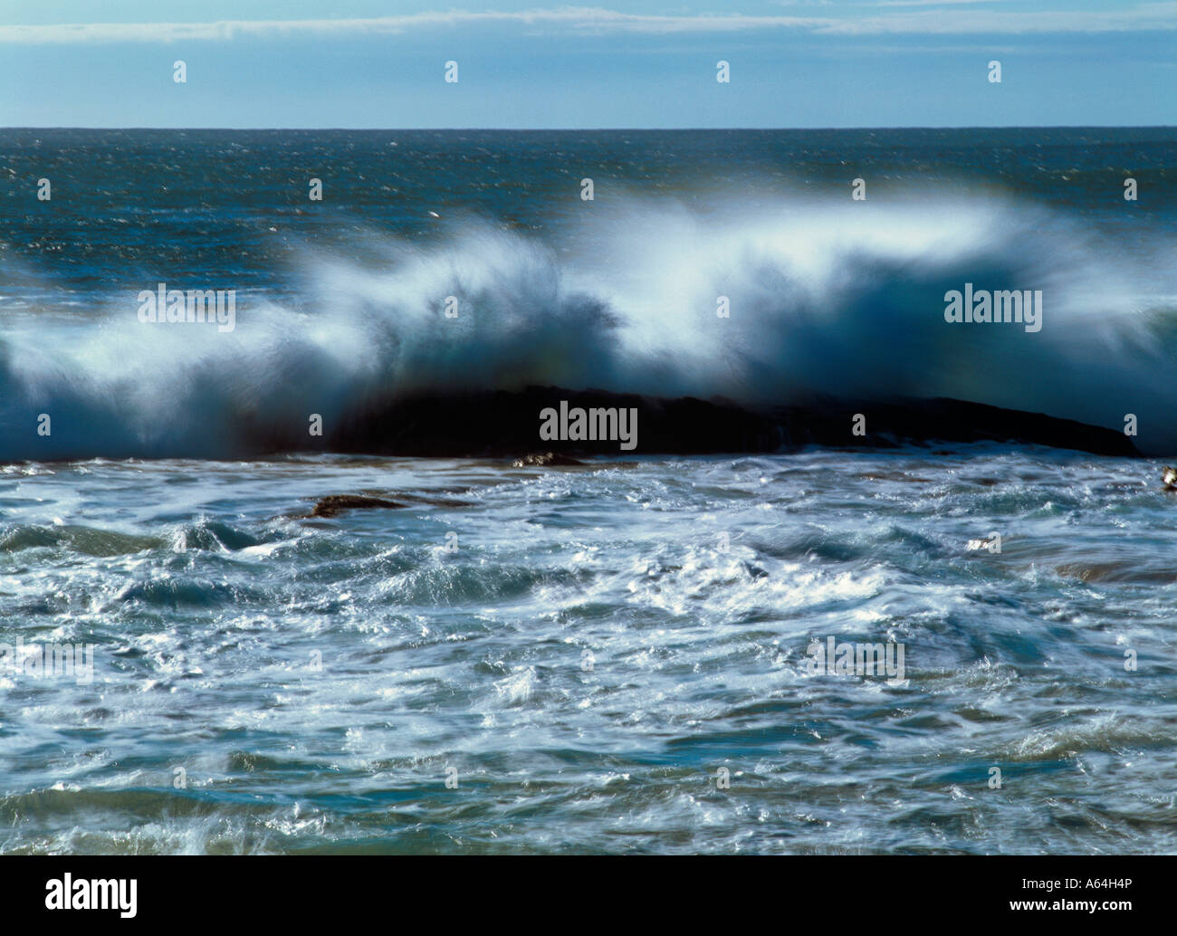 breaker at reef Stock Photo Alamy