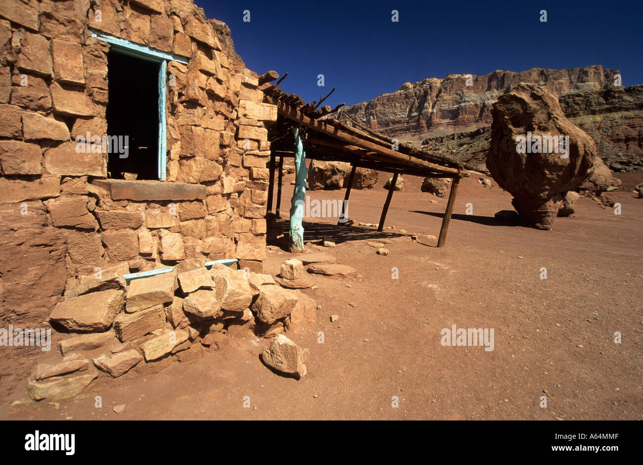 Historic Stone Cabin In The Vermilion Cliffs National Monument