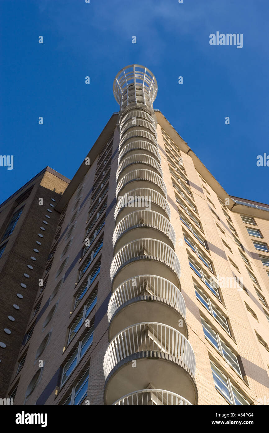 Cascades Apartment Block Docklands London England Stock Photo Alamy