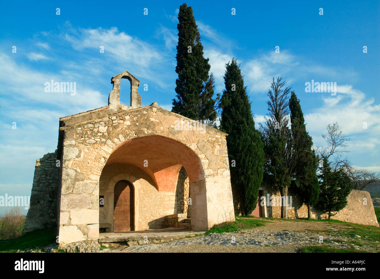 Chapel Saint Sixte Eygalieres Provence France Stock Photo Alamy