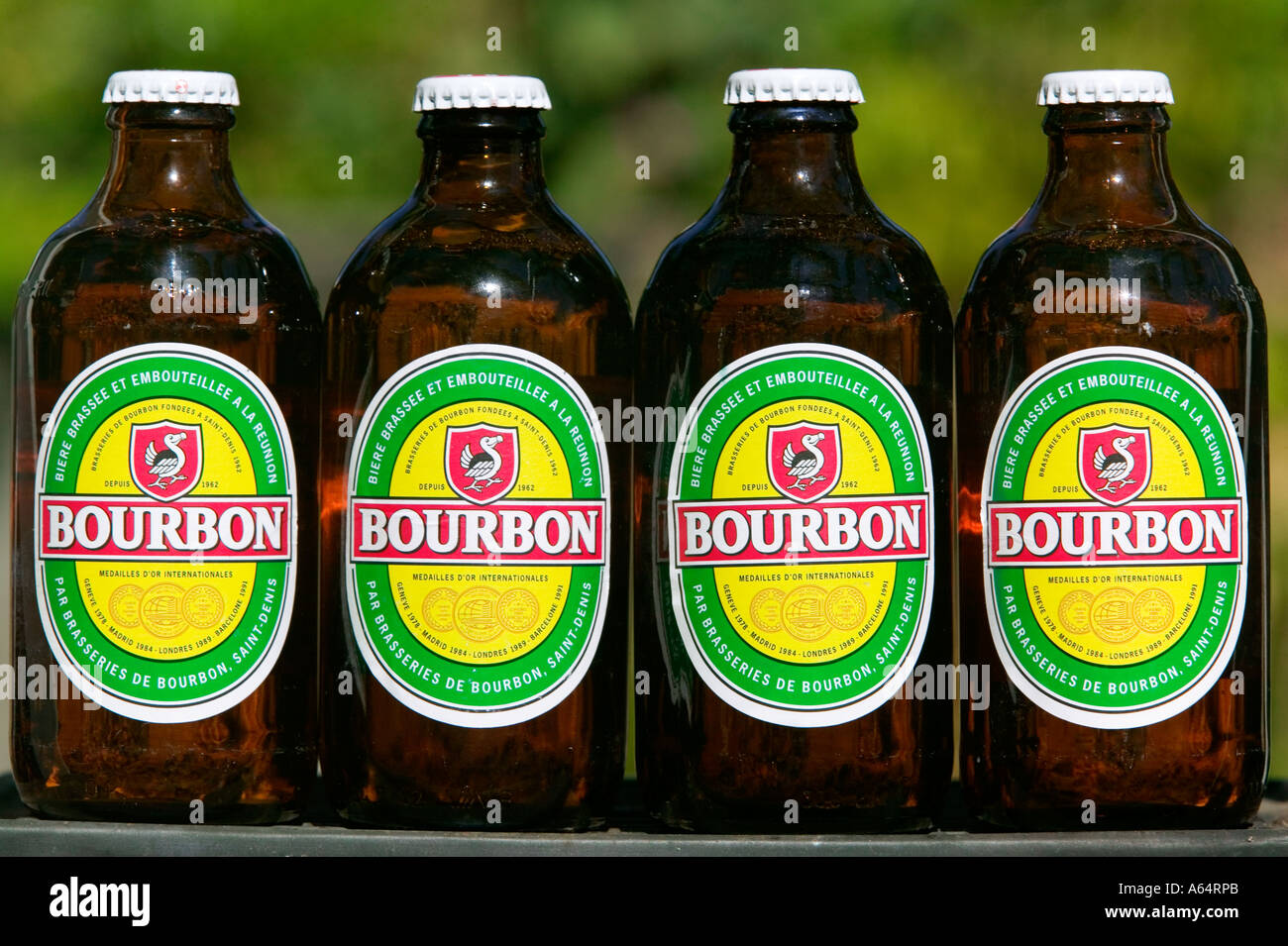 Beer Bourbon - Reunion island Stock Photo