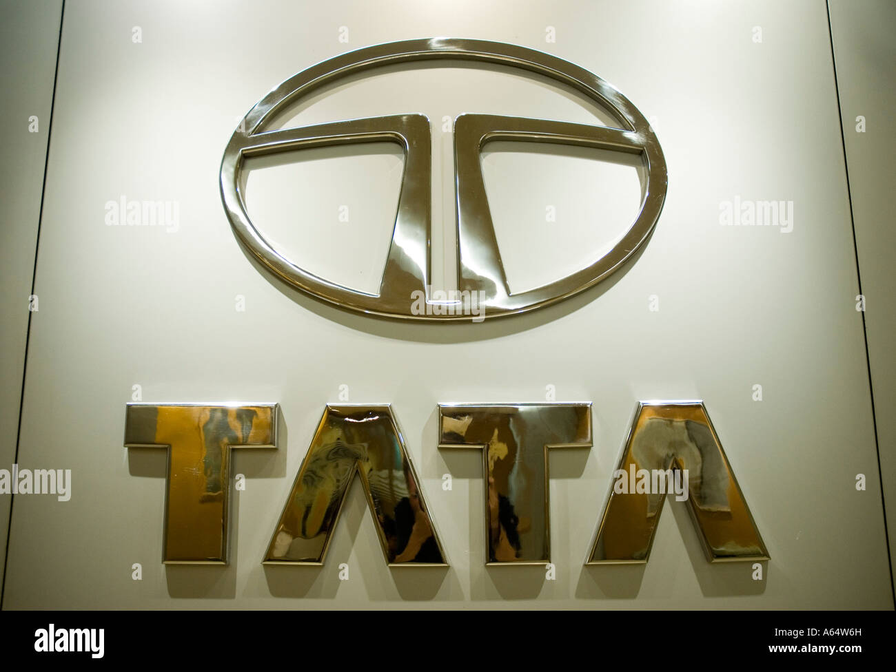 Tata logo sign Stock Photo