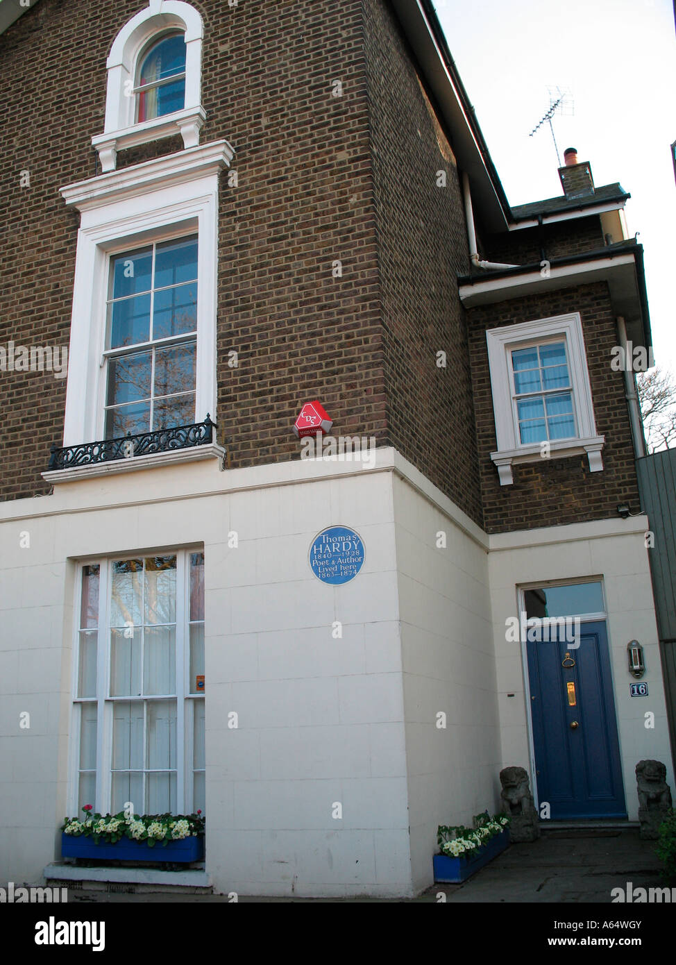 Thomas Hardy lived here London England Stock Photo - Alamy