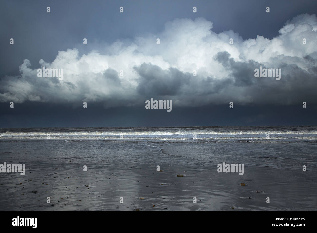Storm Cloud over the North Sea Stock Photo - Alamy