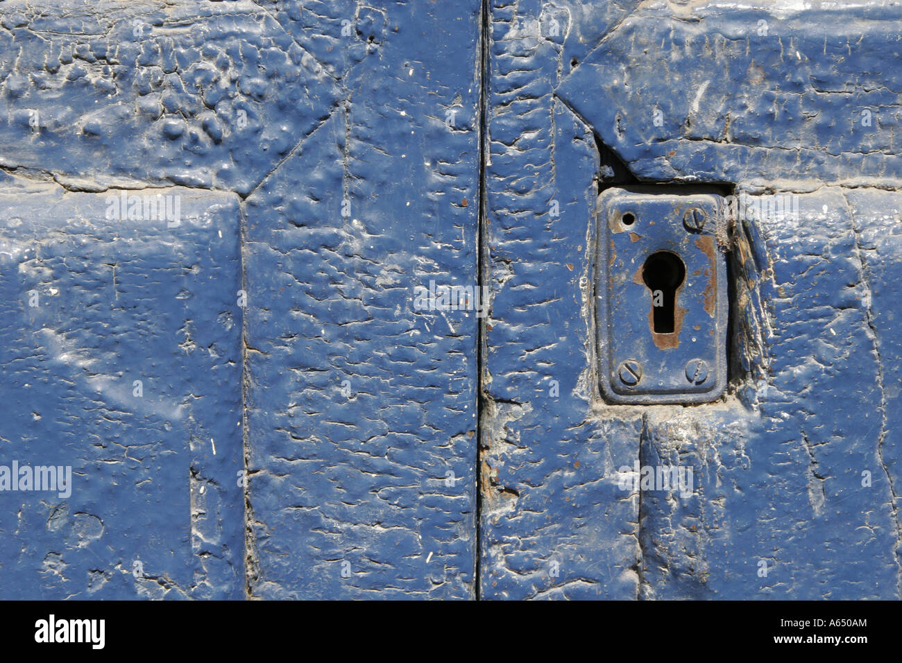 Old lock on a Spanish door Stock Photo Alamy