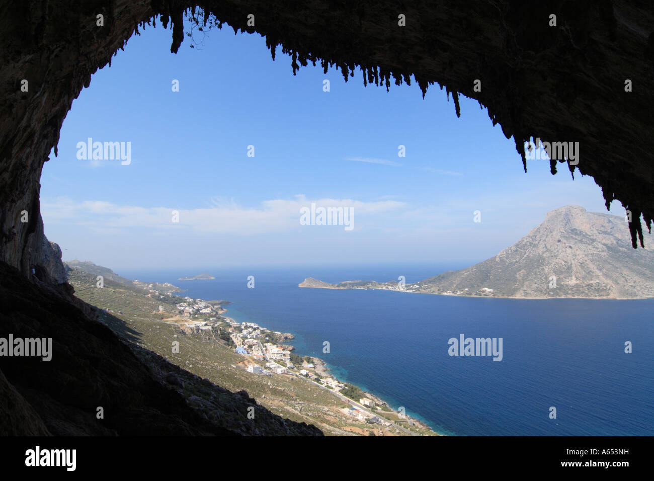 Telendos, Kalymnos, Greece. Stock Photo