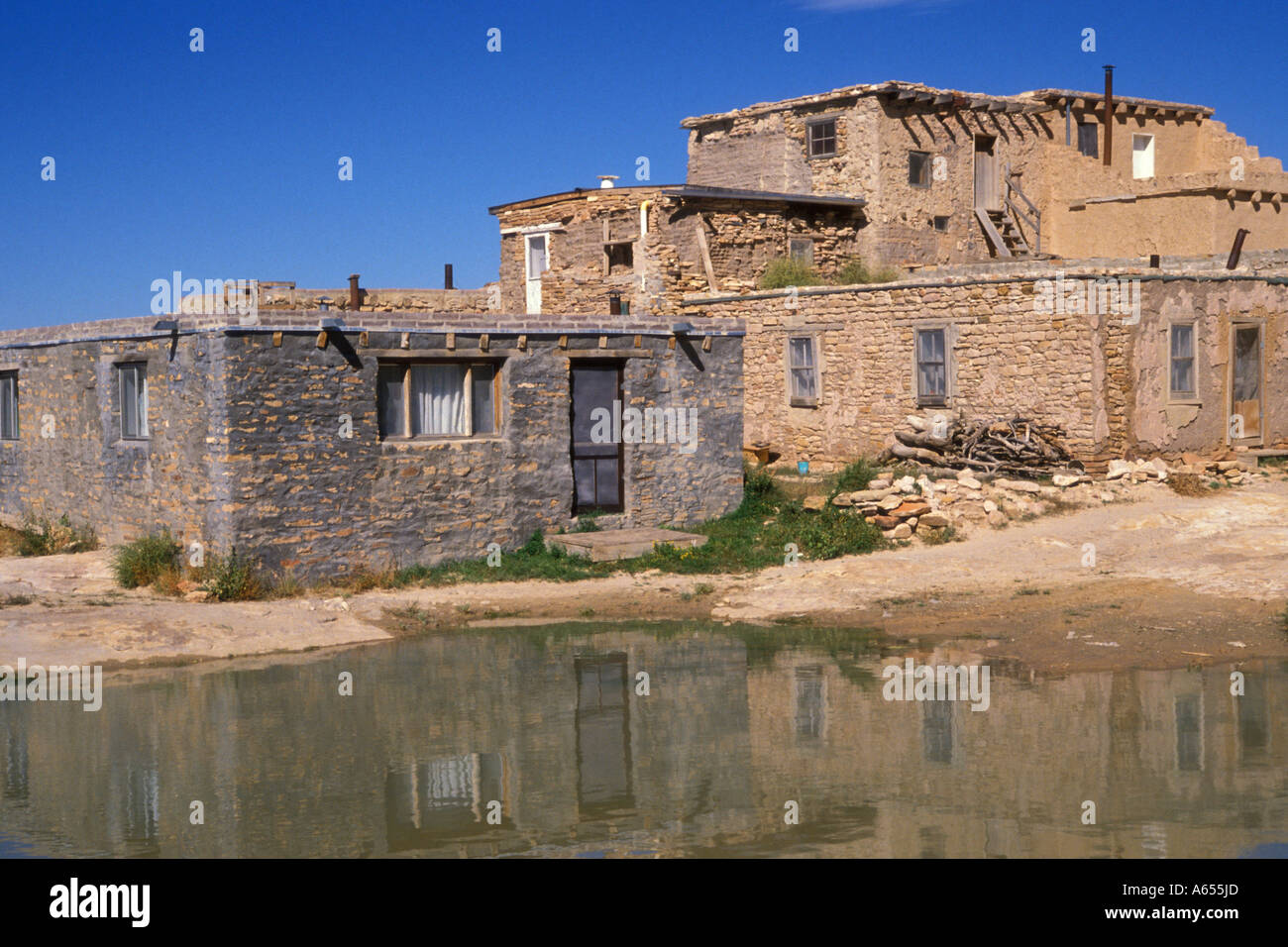 Acoma Pueblo New Mexico United States Stock Photo