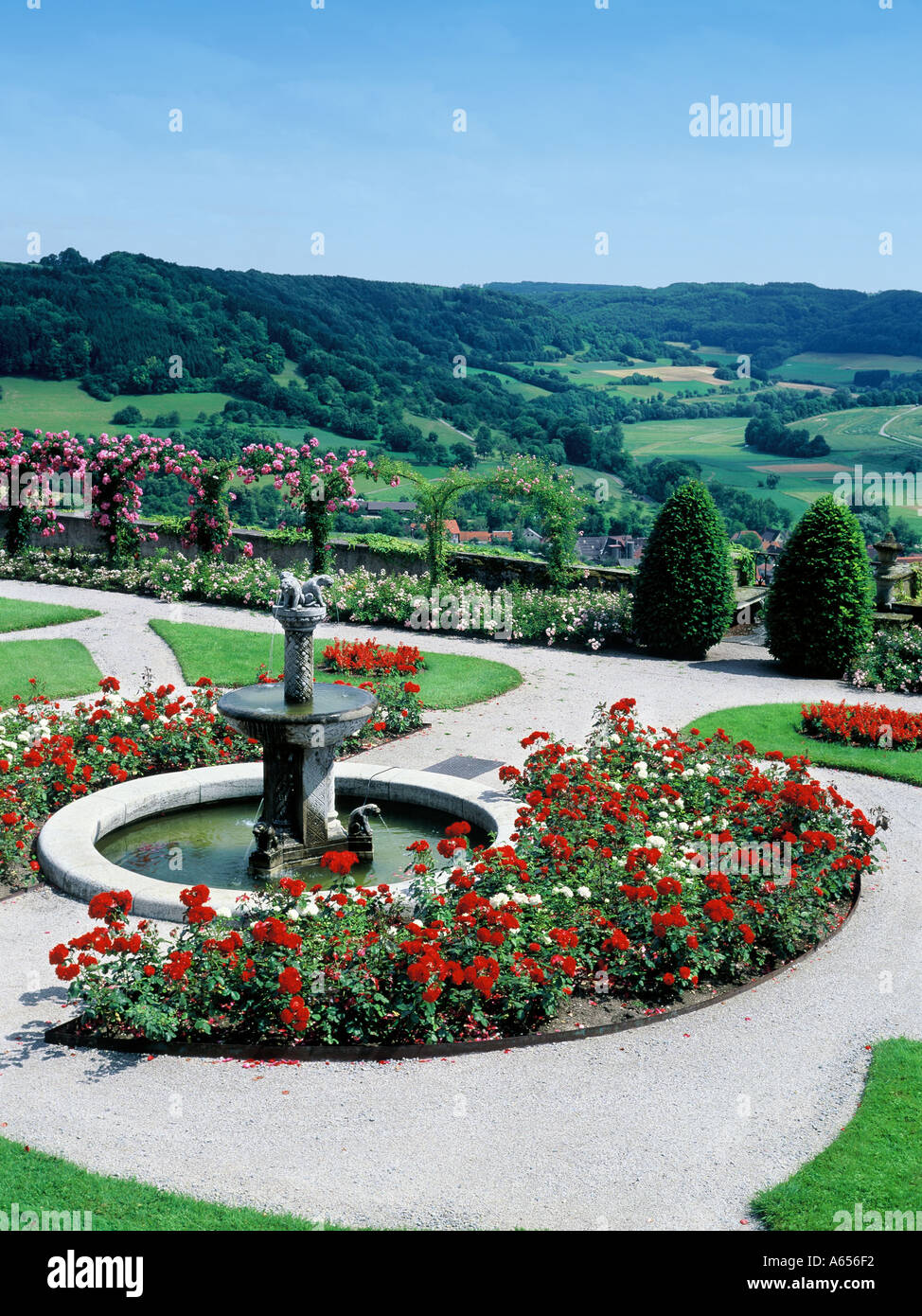 Langenburg Germany Hohenlohe Stock Photo Alamy