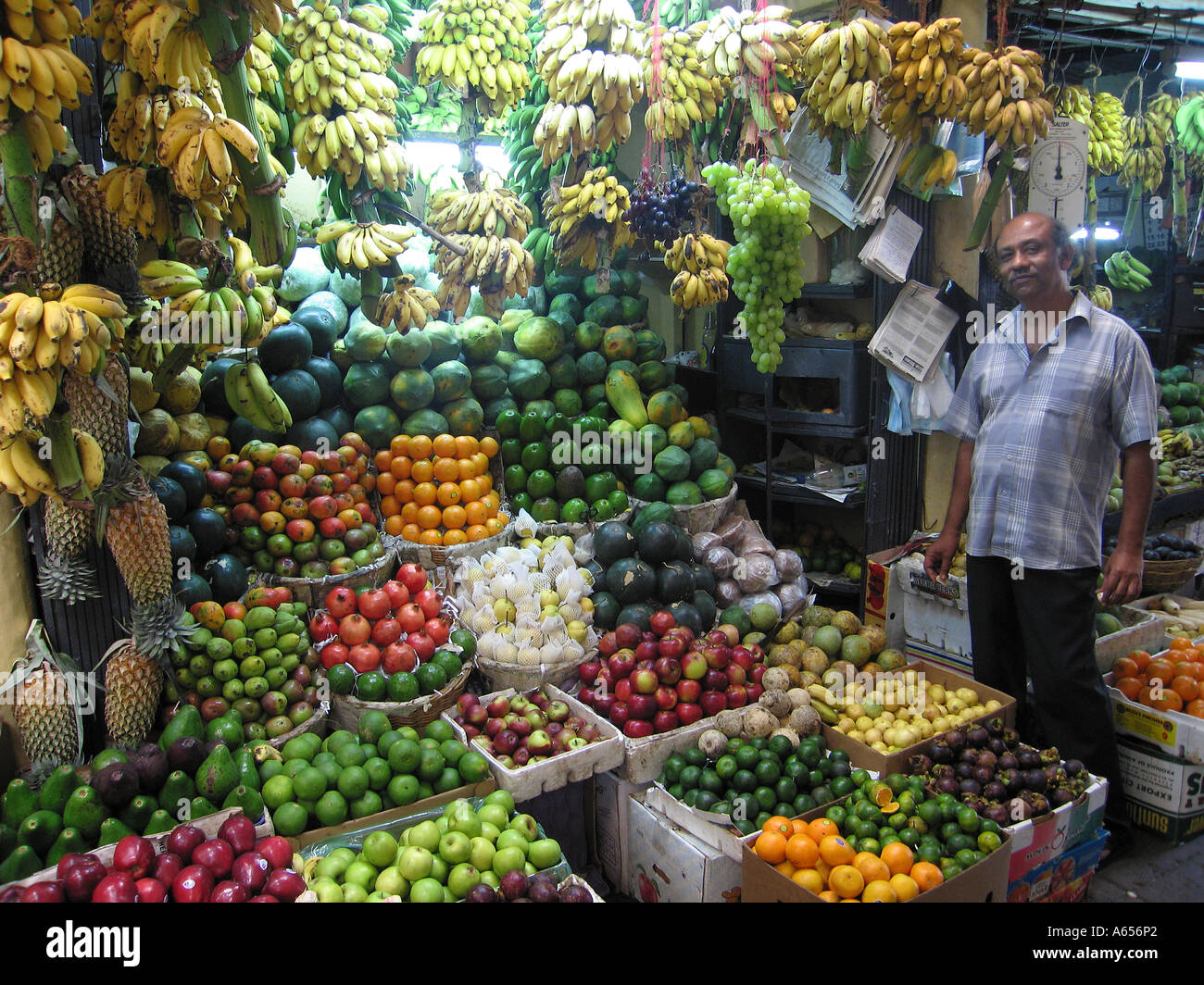 Fruit and vegetable market in Columbo, Sri Lanka Stock Photo 6551009 Alamy