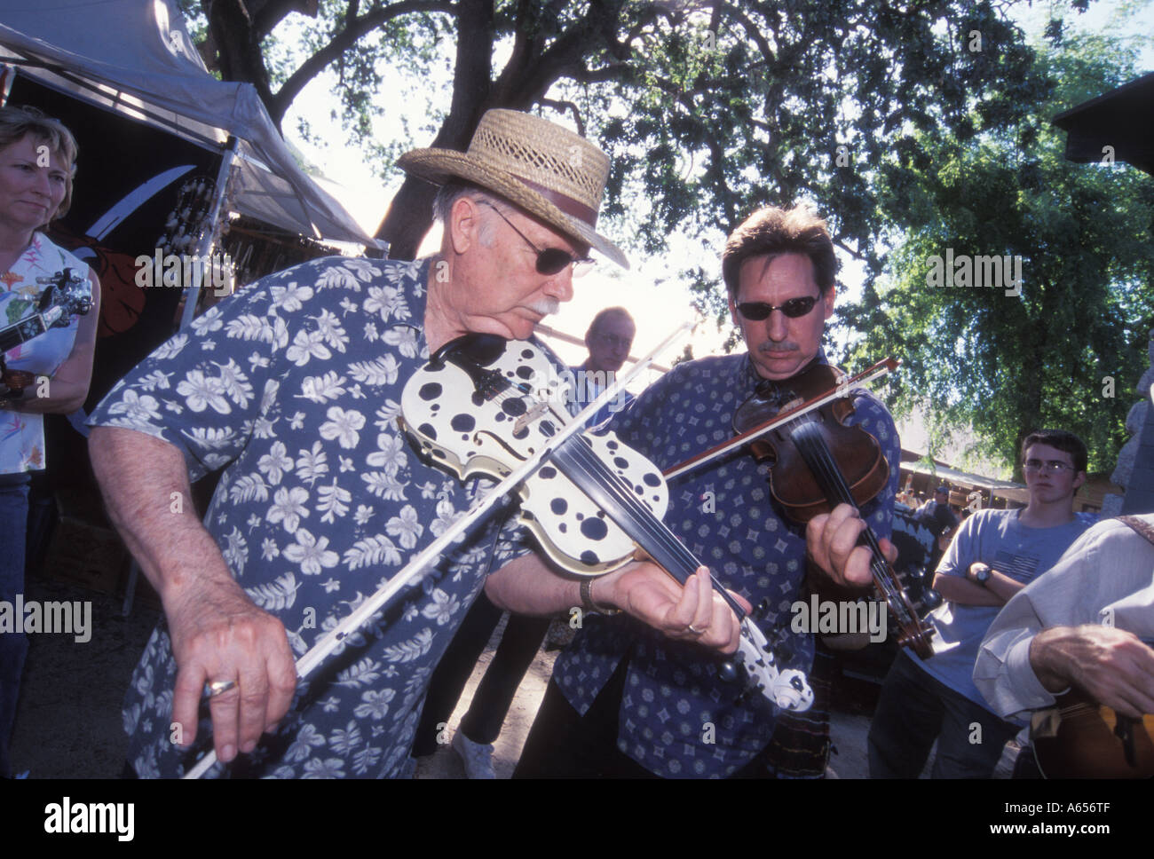 Fiddle player Topanga Banjo and Fiddle Contest Paramount Ranch