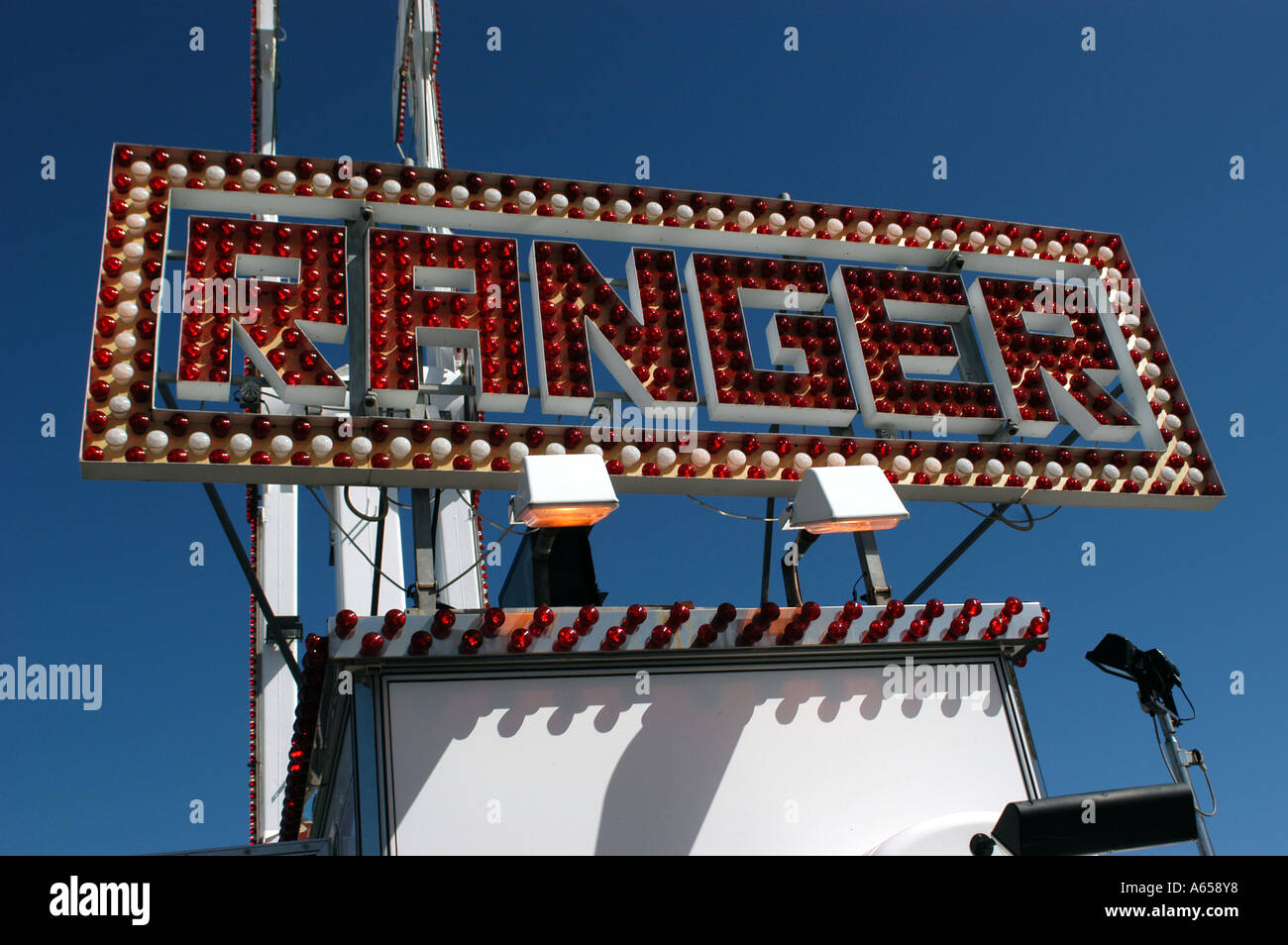 The Ranger funfair ride on Brighton Pier Stock Photo - Alamy