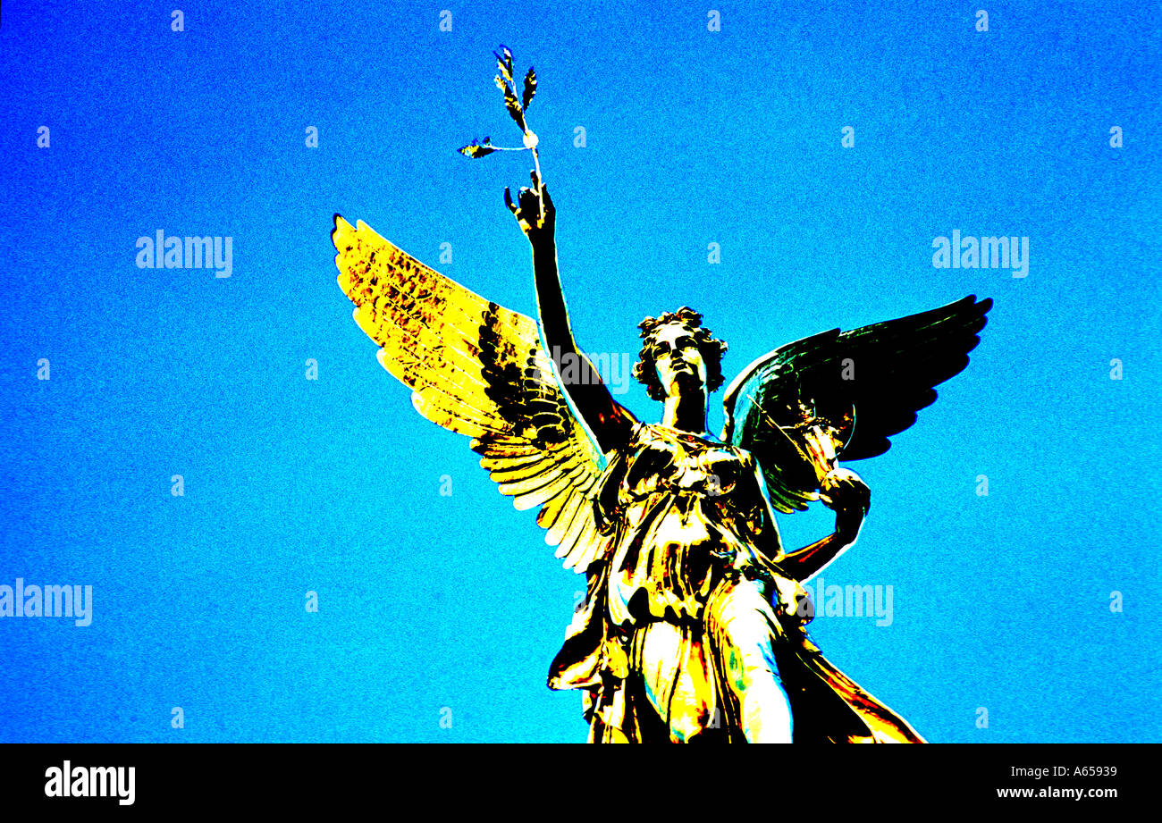 Friedensengel Munich Bavaria Germany Stock Photo - Alamy