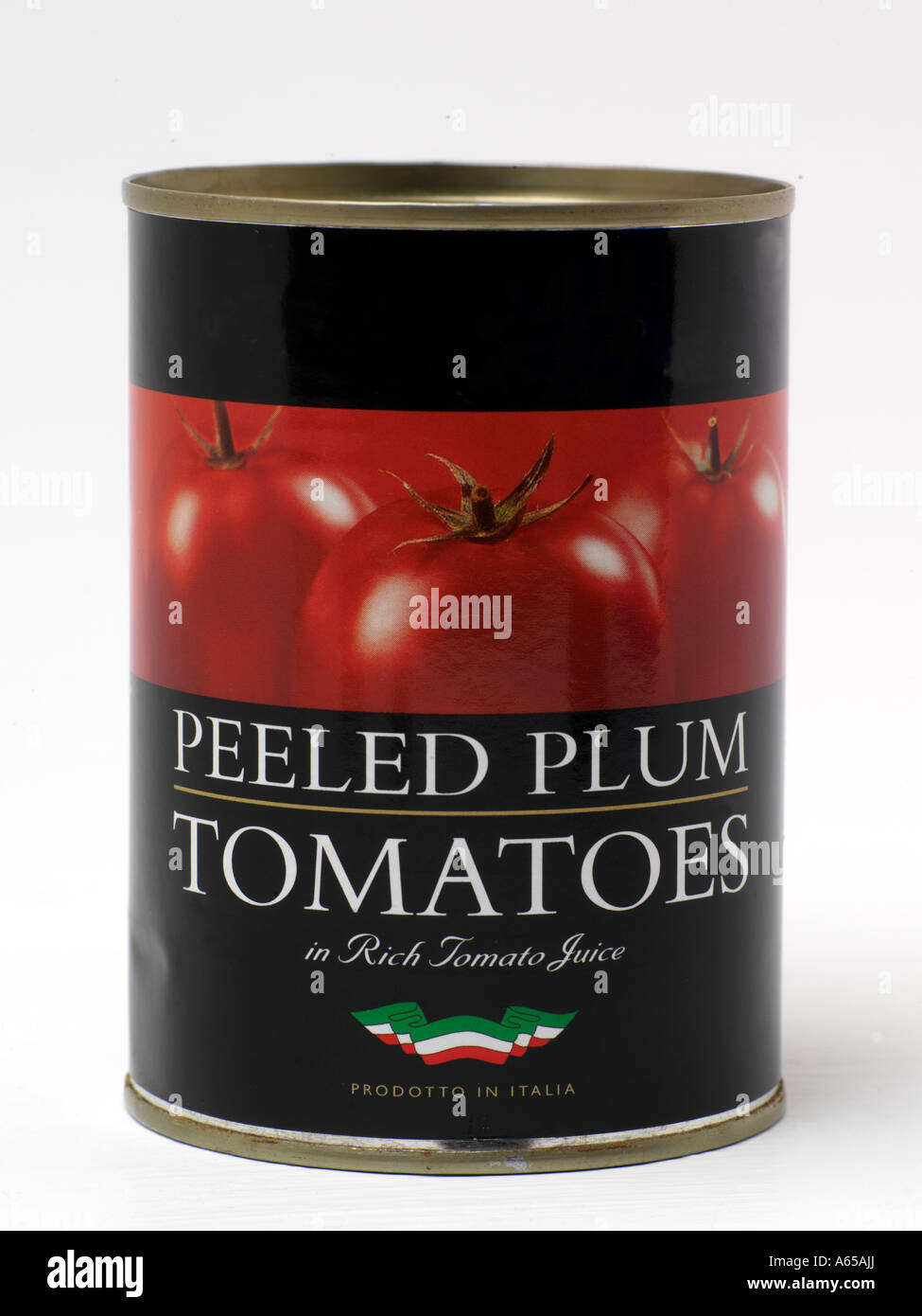 Tin of Plum Tomatoes Stock Photo Alamy