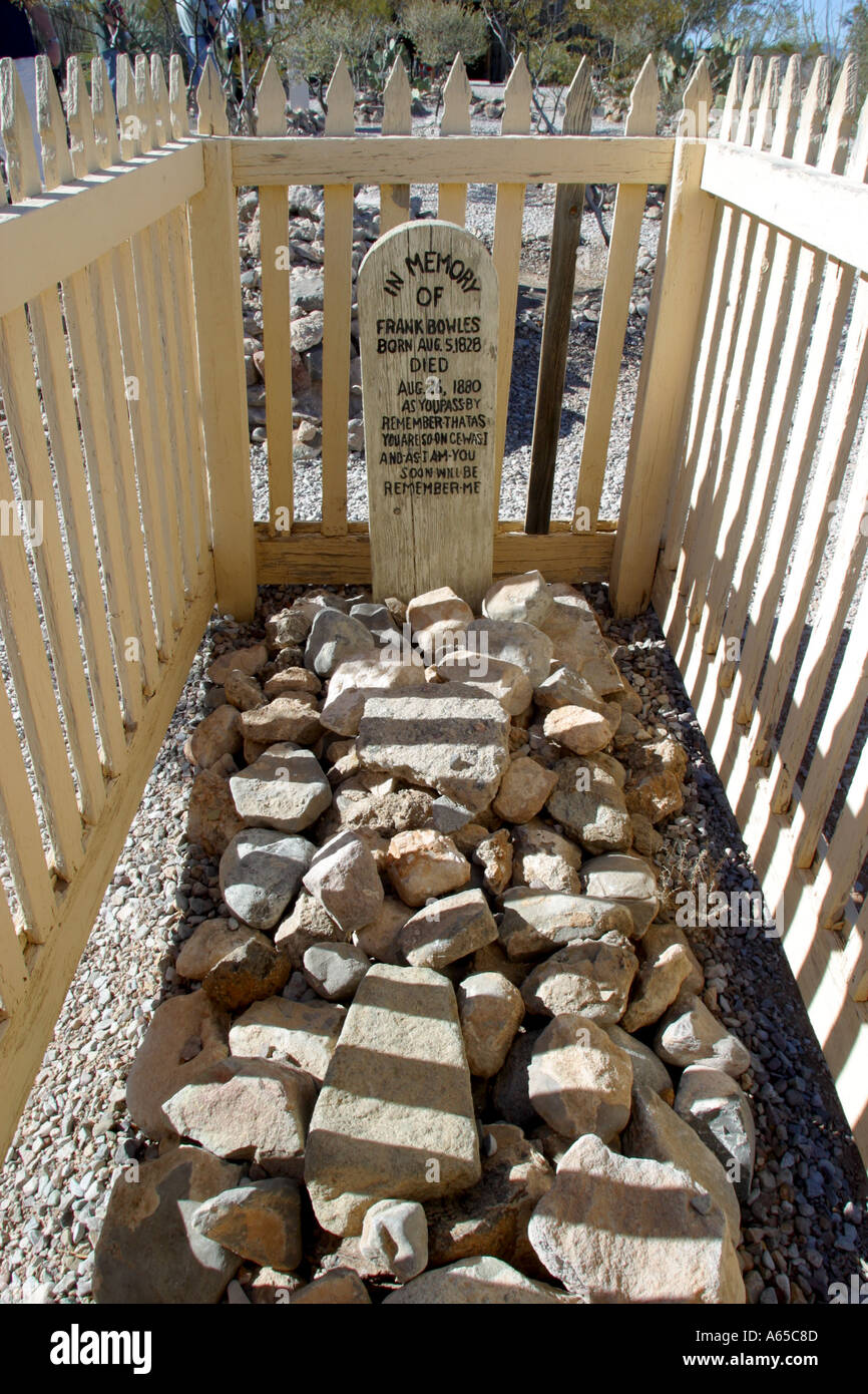 Tombstone s Boothill Graveyard Arizona USA Stock Photo Alamy