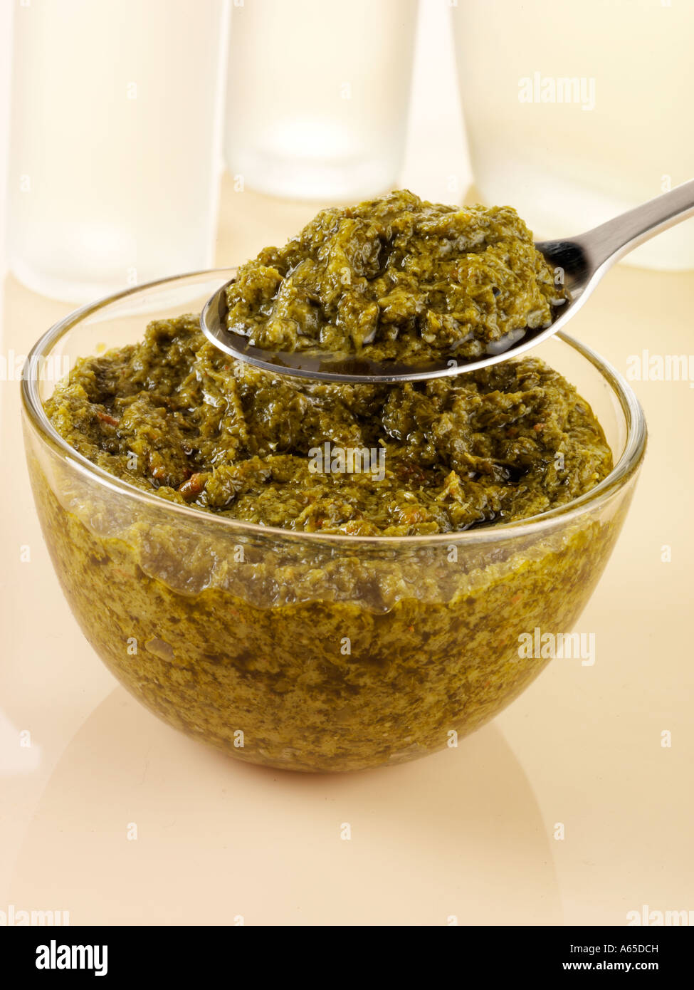 ITALIAN SALSA VERDE Stock Photo