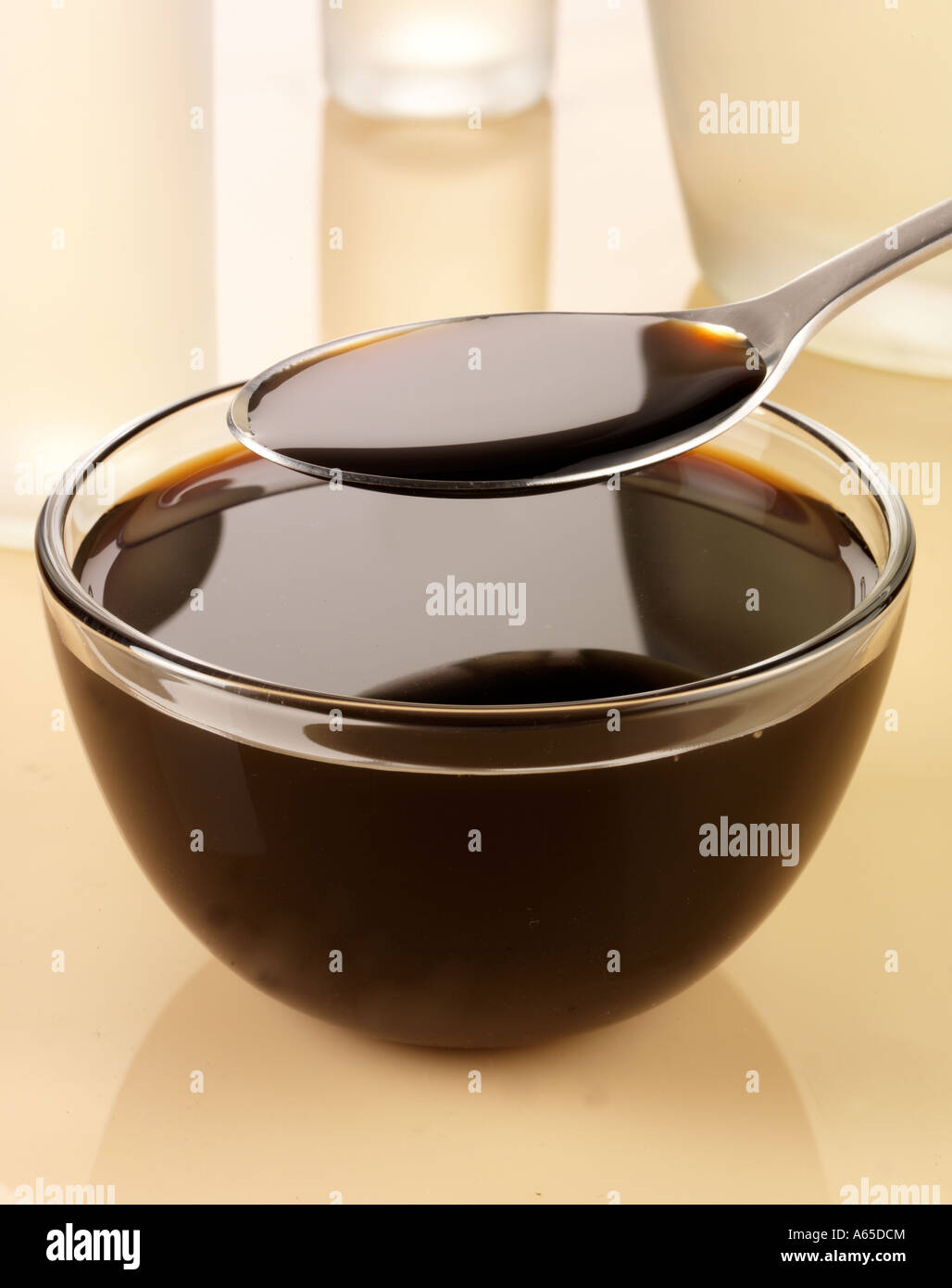 SOYA SAUCE Stock Photo