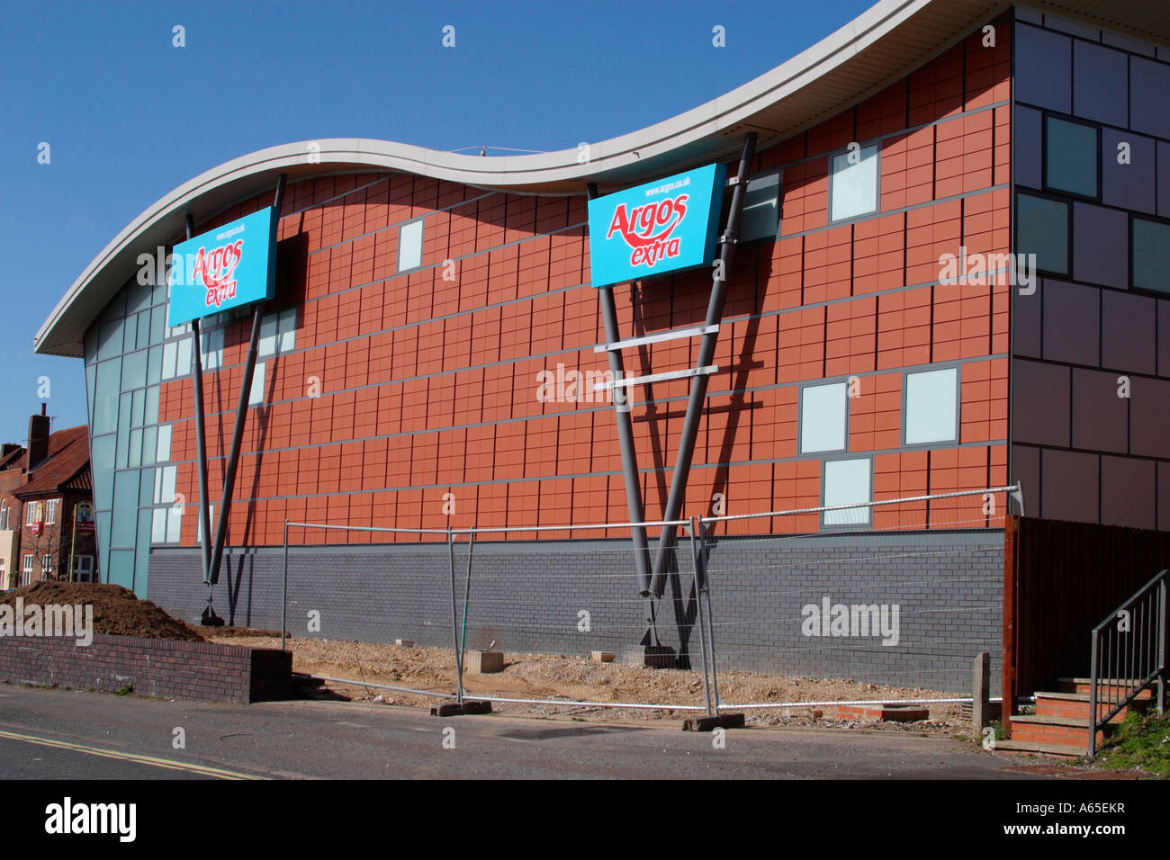New Argos superstore being built at Lyons Farm, Worthing, West Sussex . Stock Photo