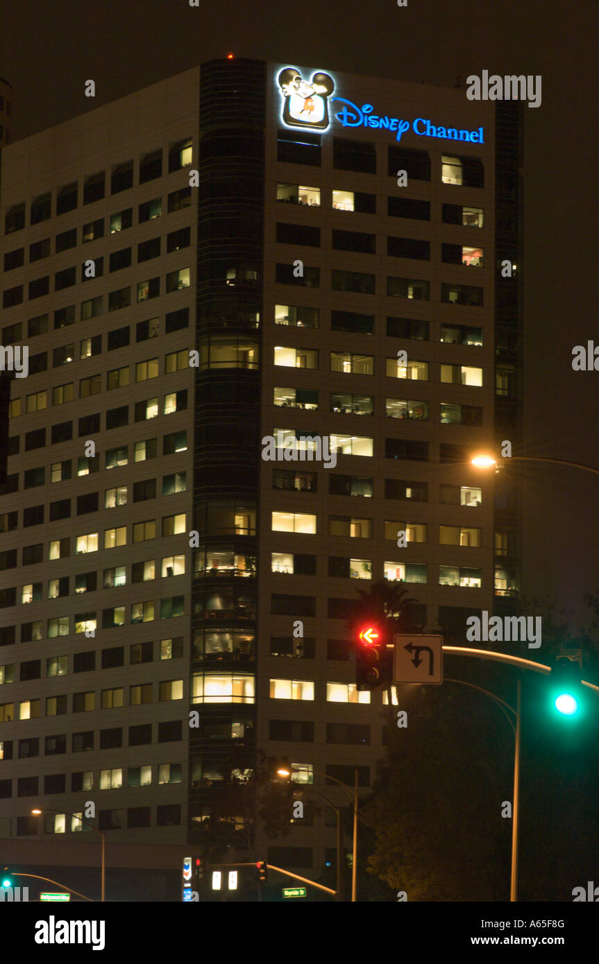 Office Building of Disney Channel at night Stock Photo - Alamy