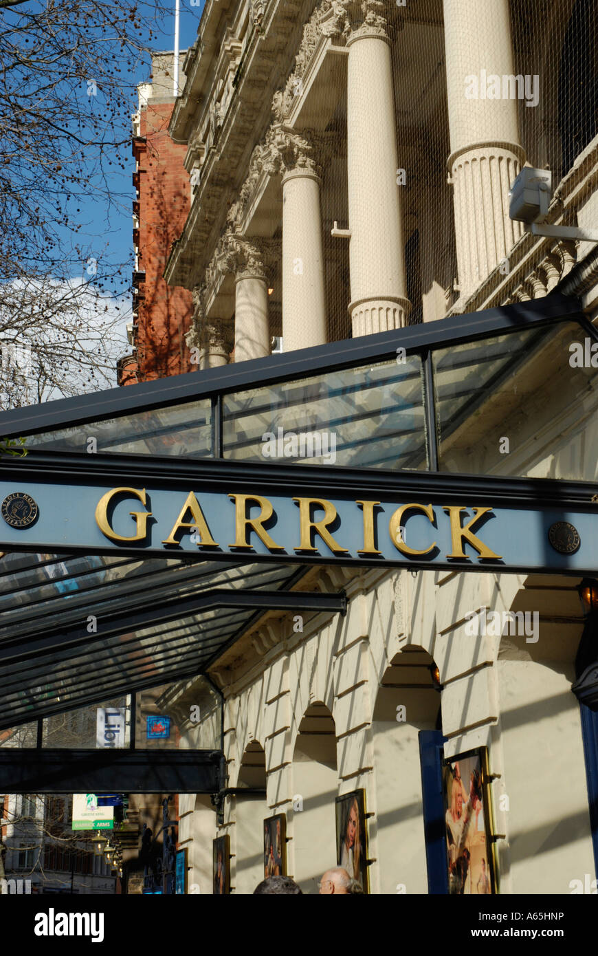Exterior of the Garrick Theatre in Charing Cross Road London England