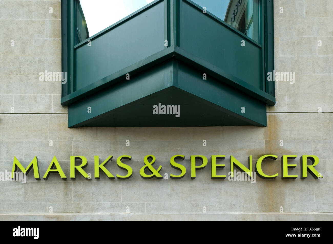 marks and spencer store sign Stock Photo Alamy