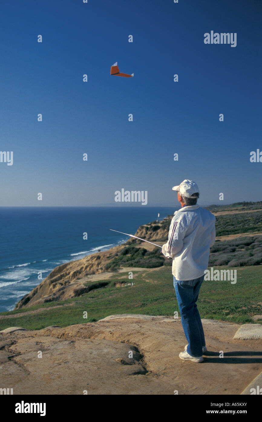 Flying Radio controlled gliders at the Torrey Pines Gliderport San