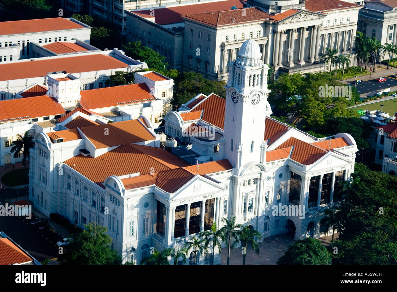 Colonial Clocktower Building Colonial Clocktower and Administrative Buildings Singapore Stock Photo ...