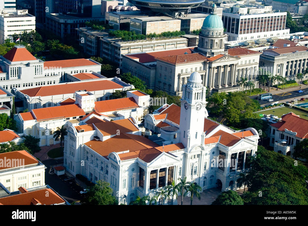 Colonial Clocktower Building Colonial Clocktower and Administrative Buildings Singapore Stock Photo ...