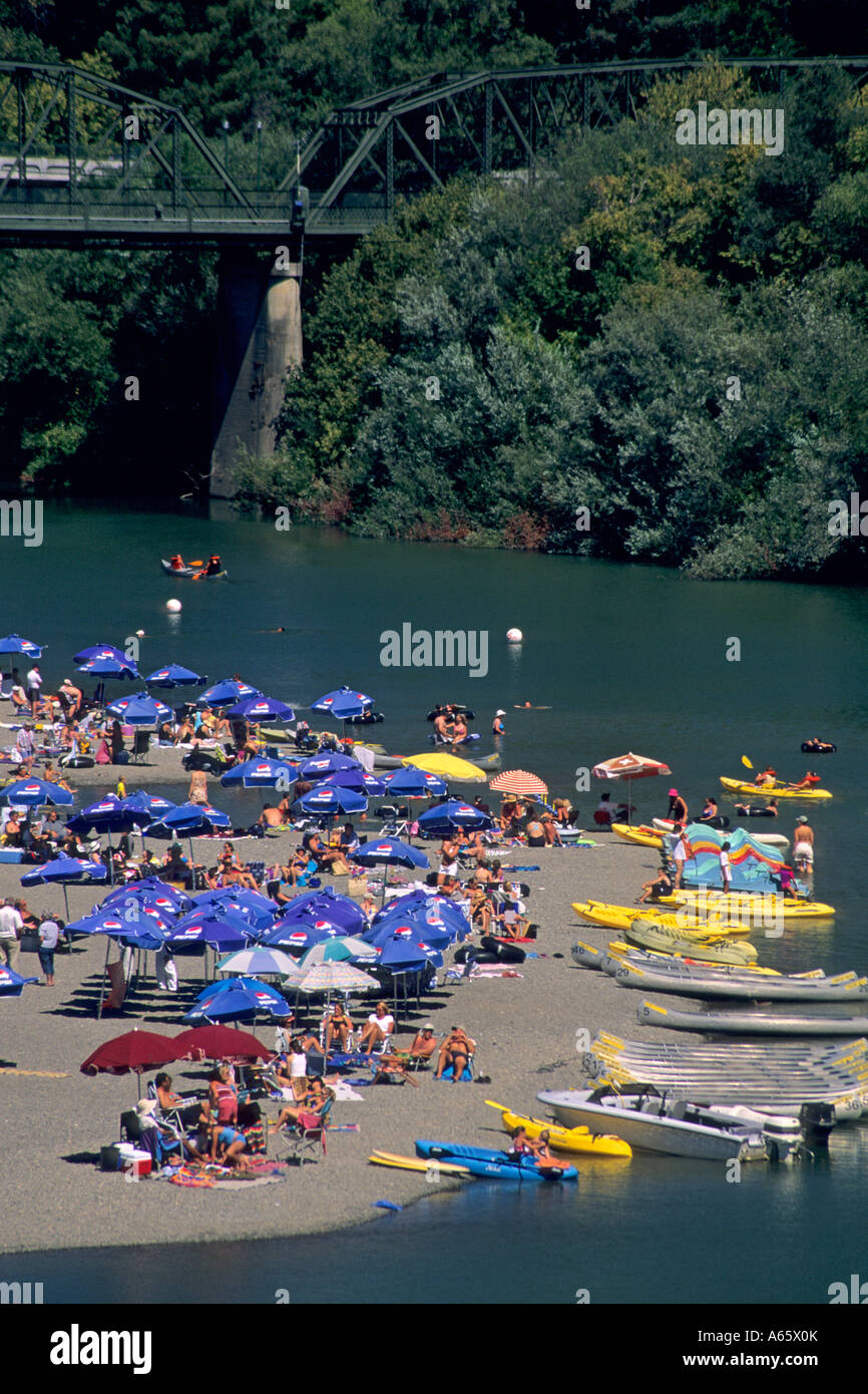Johnsons Beach on the Russian River Guerneville Sonoma County