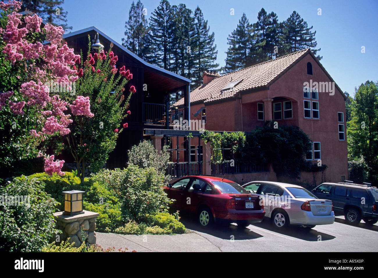 Applewood Inn Guerneville Sonoma County California Stock Photo Alamy