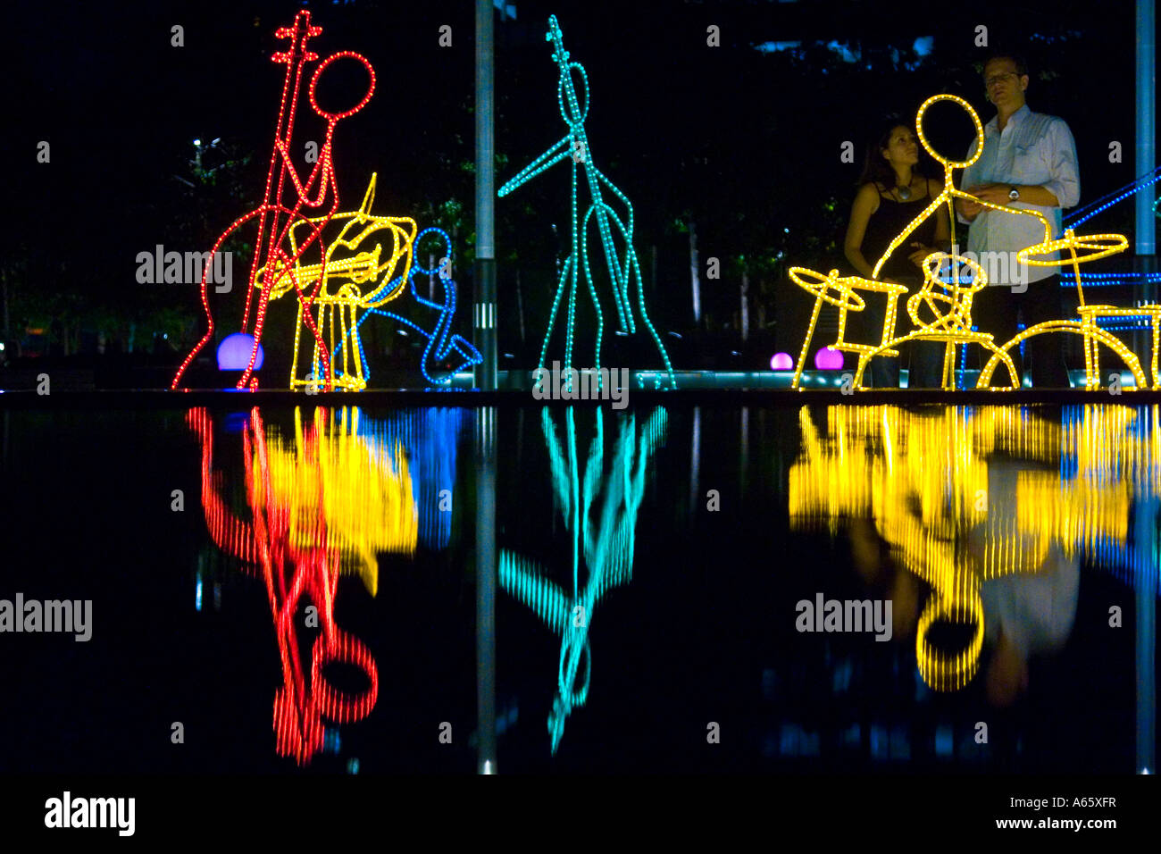 The band stick figure hi-res stock photography and images - Alamy