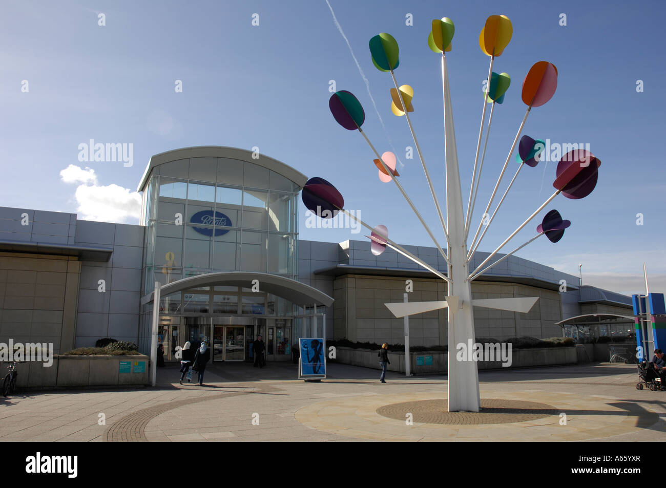 Lollipop sign at The Mall Cribbs 