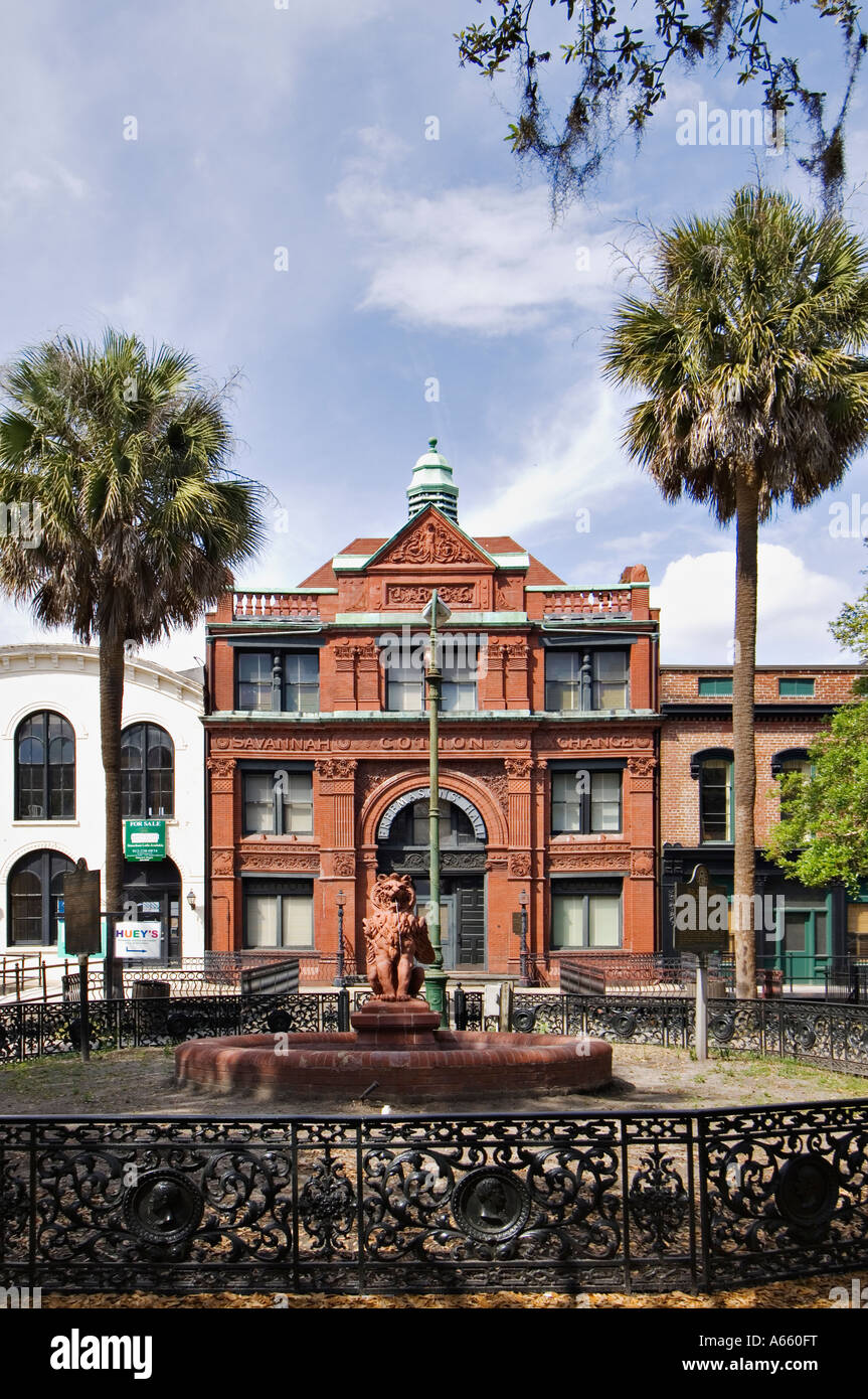 Savannah Cotton Exchange and Freemason Hall Savannah Stock