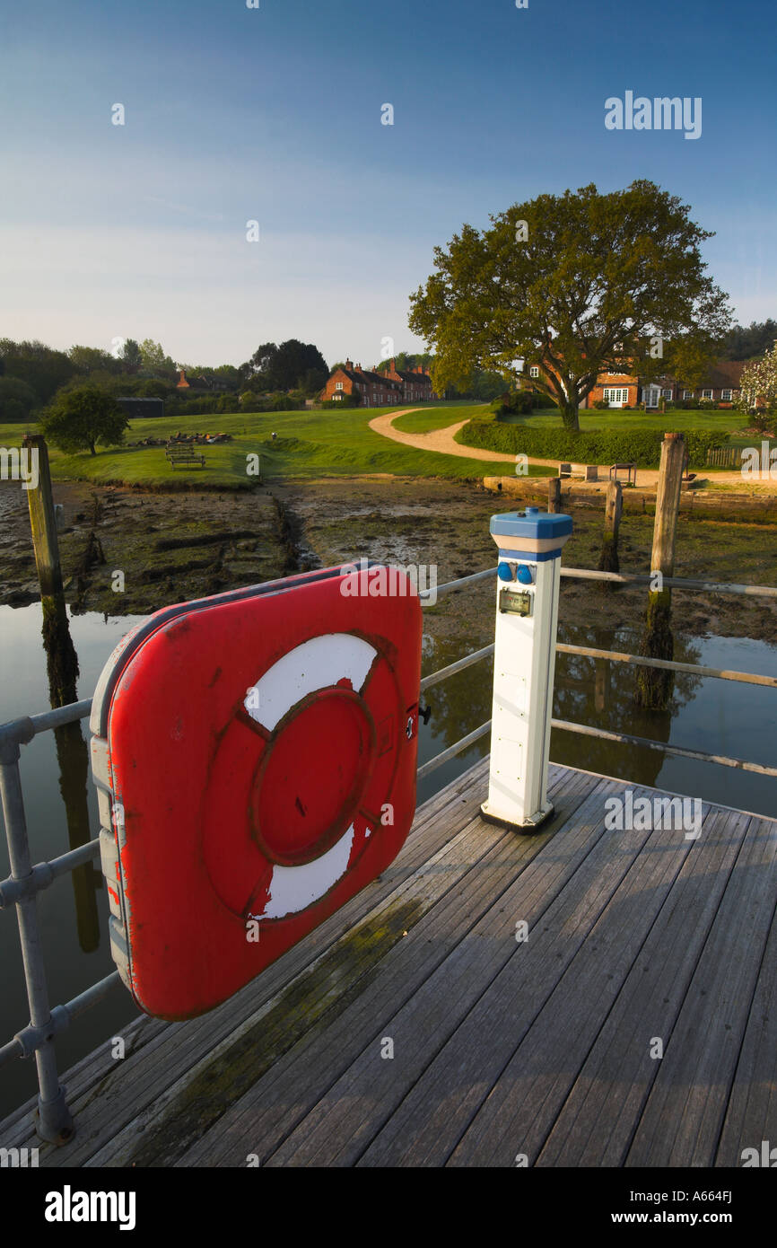 Looking back towards the traditional village of Buckler's Hard from the ...