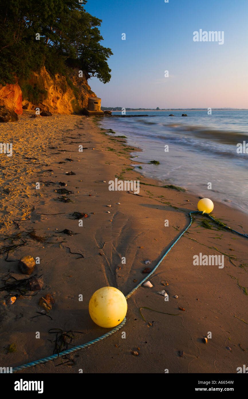 Fishing line, Knoll beach, Studland Bay Stock Photo