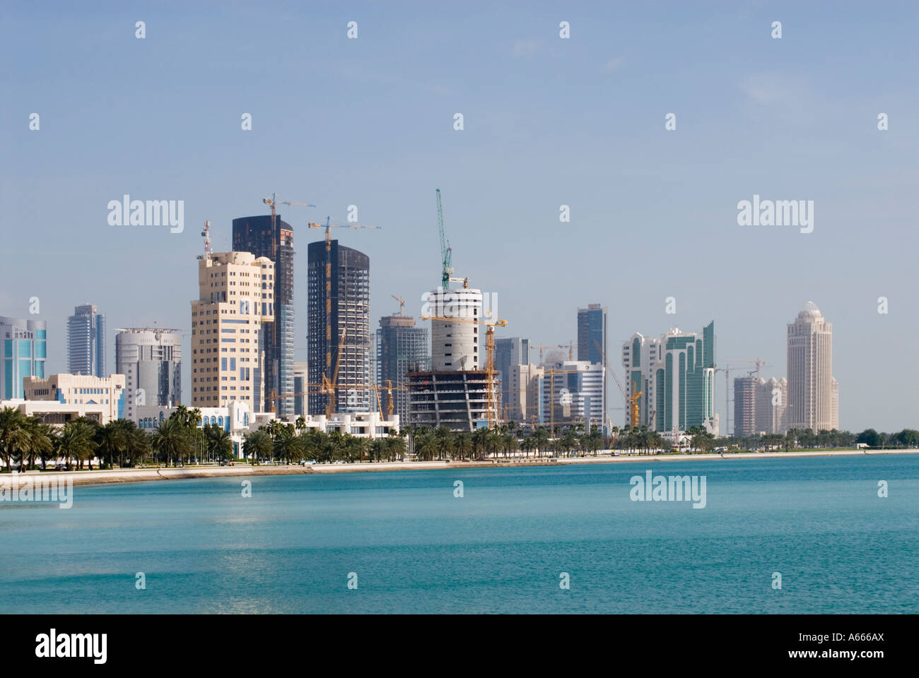 Doha Corniche Qatar Stock Photo - Alamy