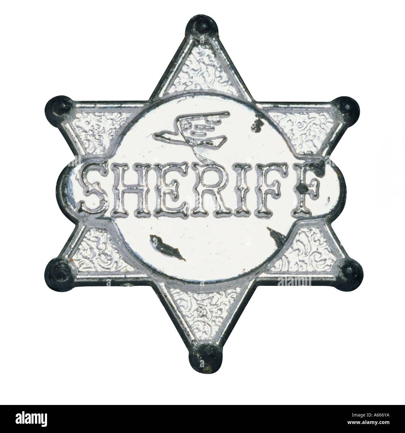 A sheriff badge Stock Photo