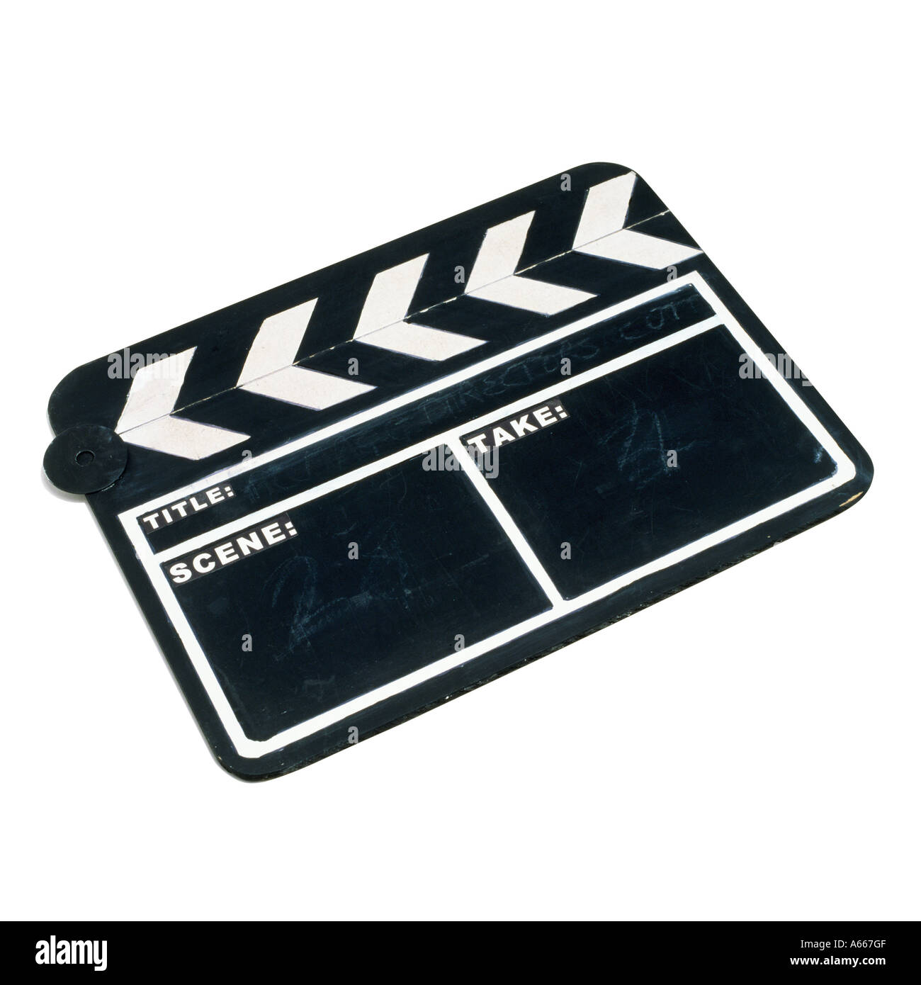 A film clapper board Stock Photo