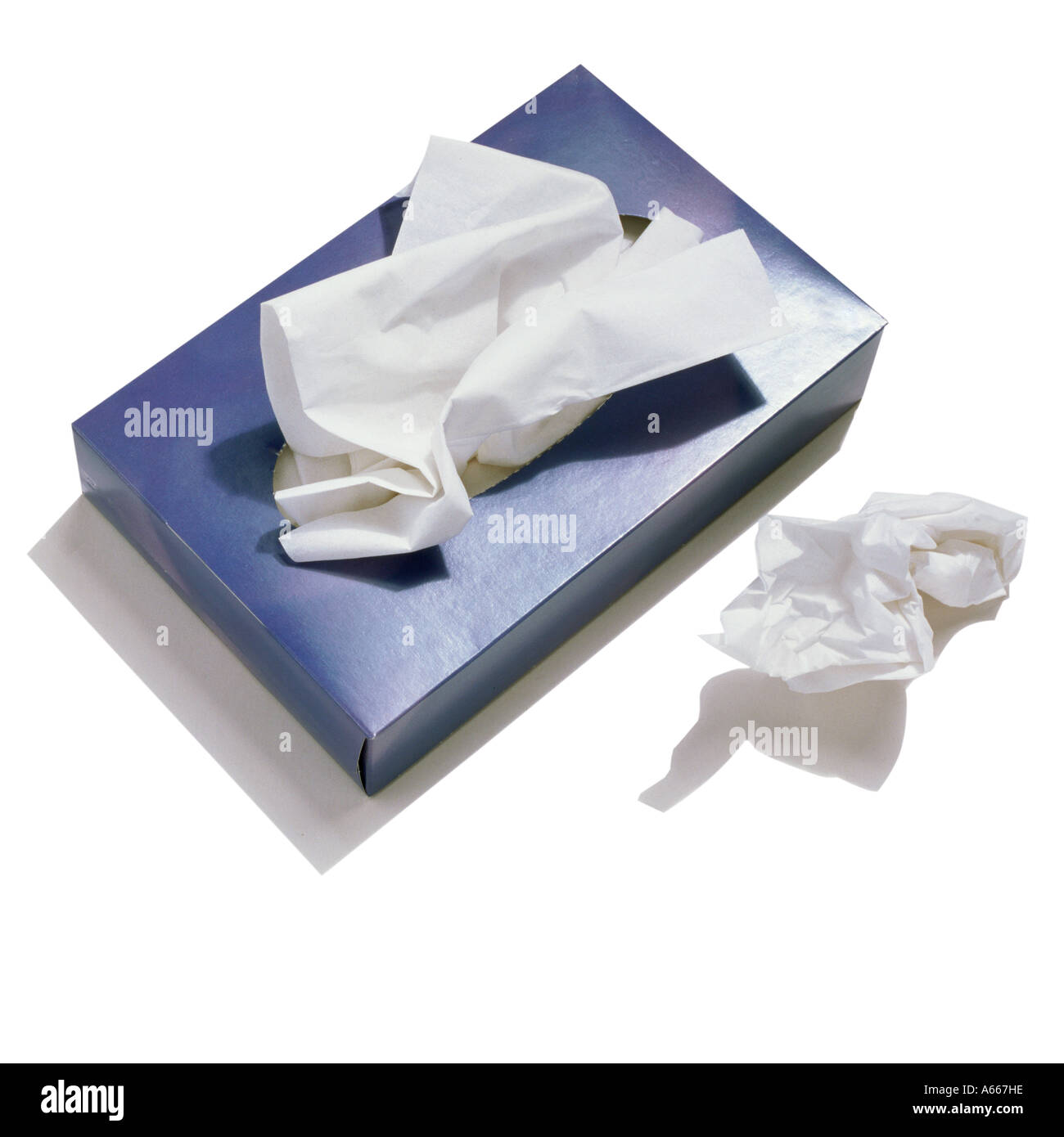 A box of tissues Stock Photo