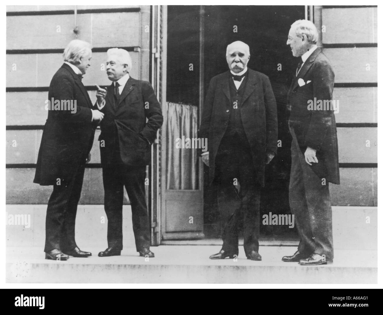 Lloyd george clemenceau orlando wilson hi-res stock photography and ...