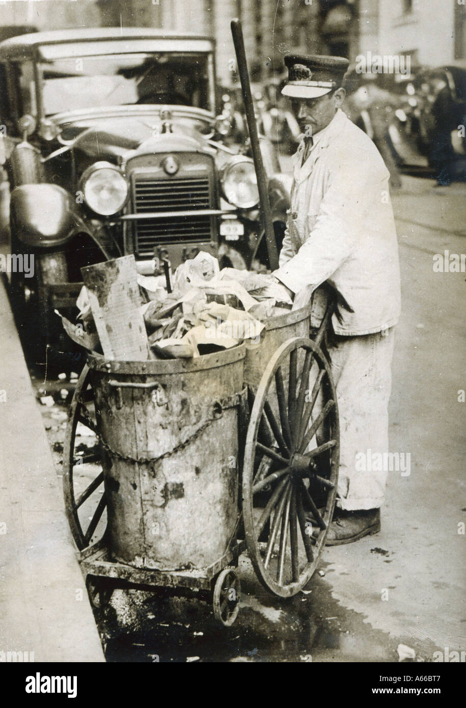 Wall Street Cleaner Stock Photo