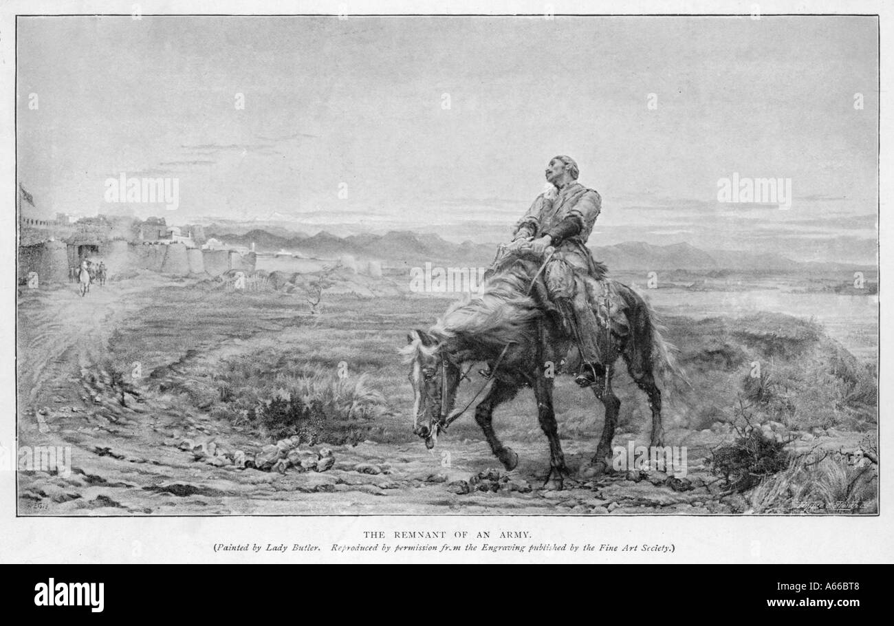 Dr Brydon Kabul Survivor Stock Photo Alamy