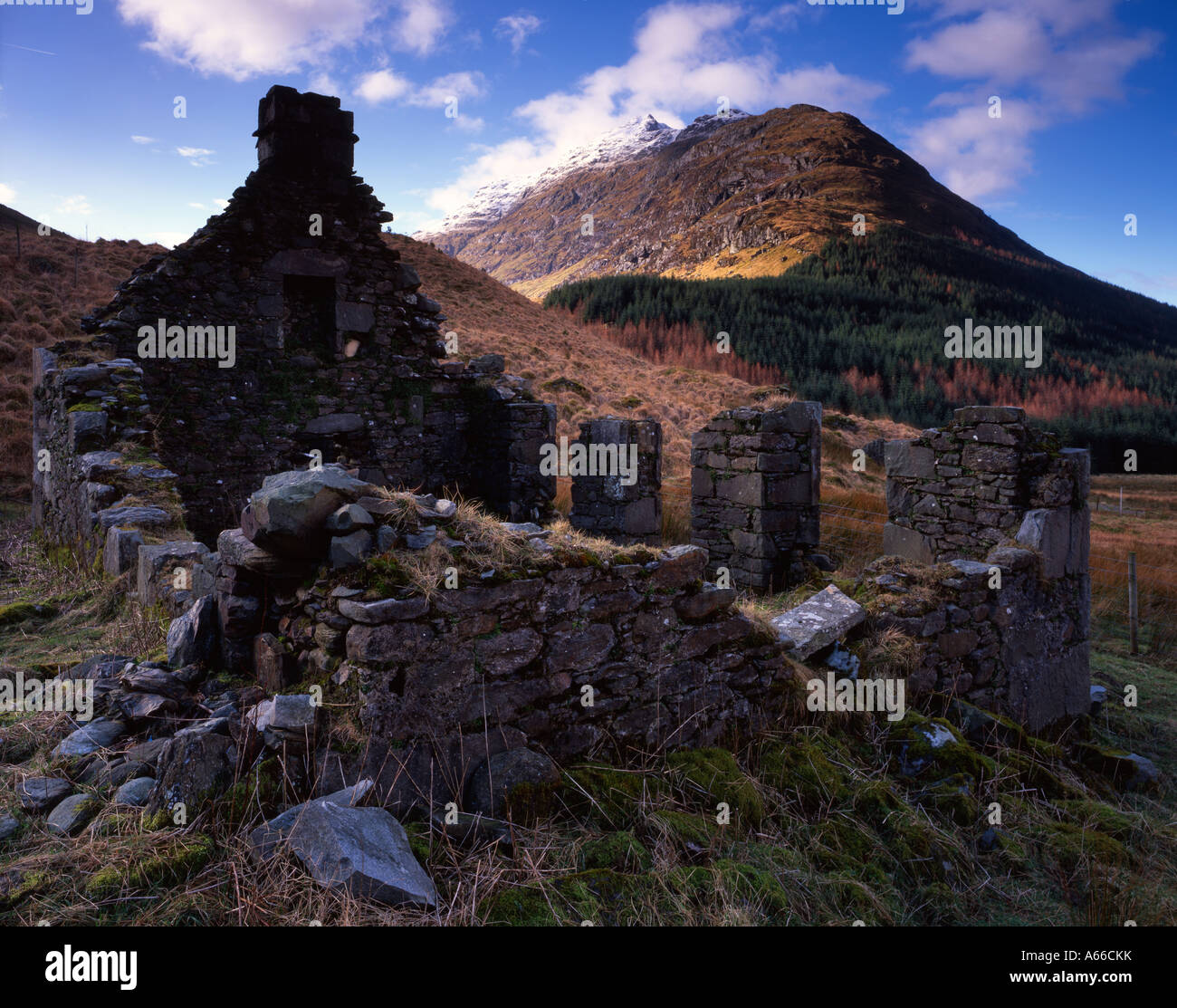 Beinn an Lochain from above Butterbridge, Arrochar Stock Photo