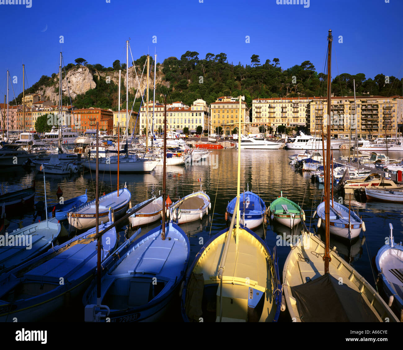 FR - COTE D'AZUR:  The Harbour at Nice Stock Photo