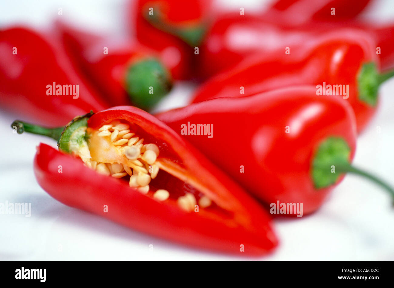 Red chili peppers Stock Photo Alamy