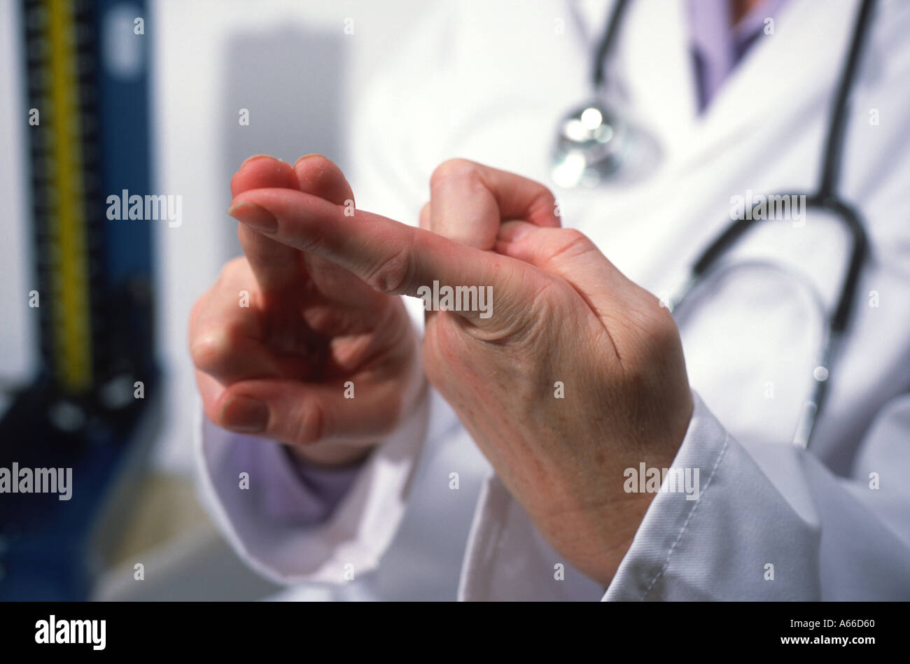 Doctor medical options Stock Photo