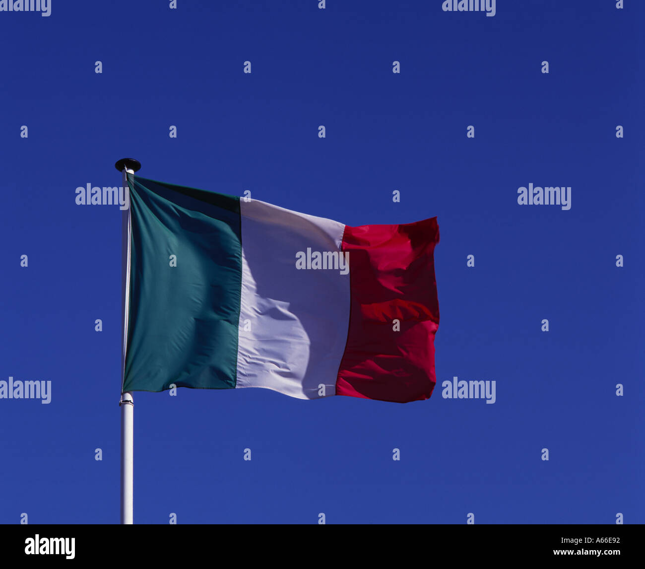 Italian Flag Italy Stock Photo