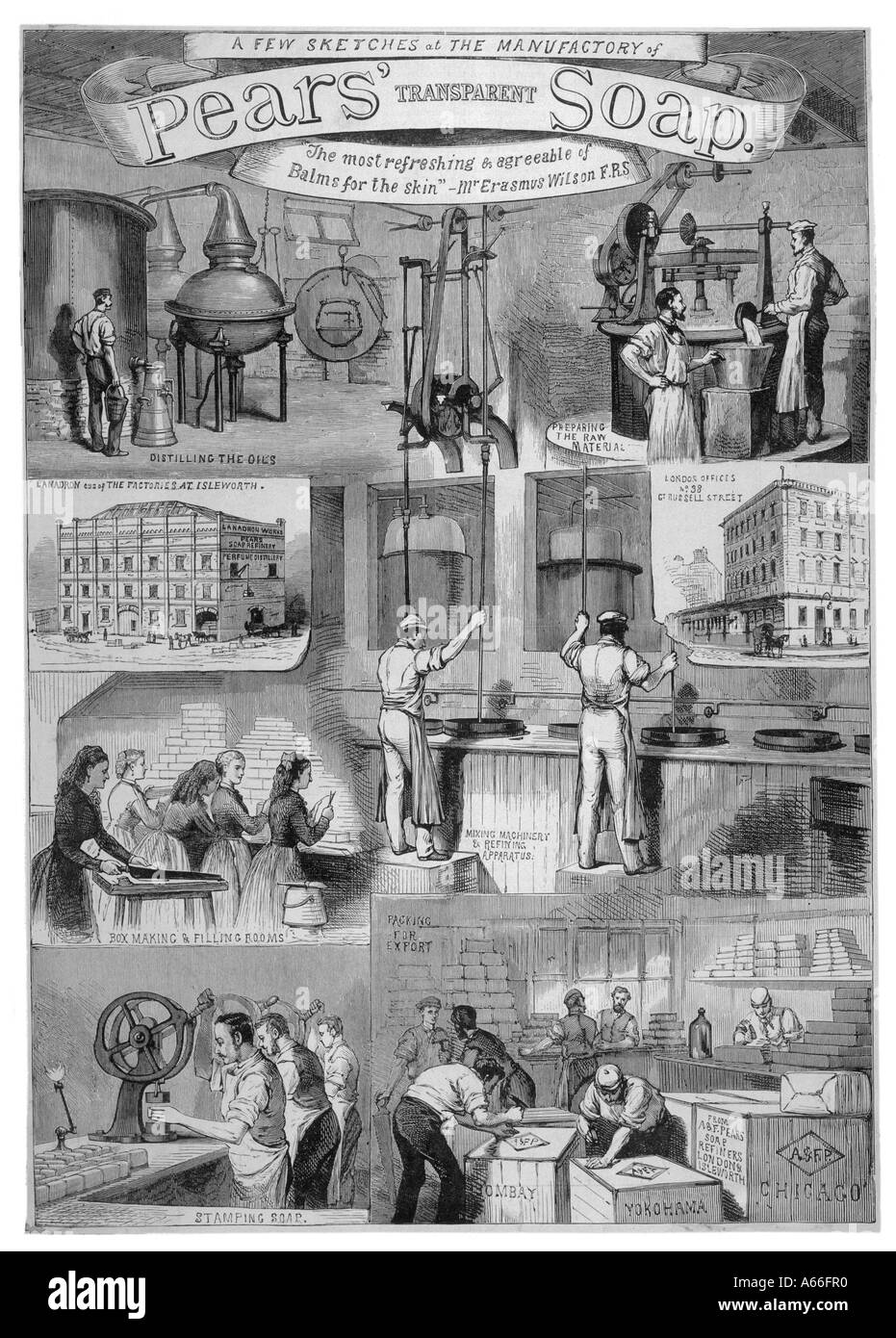 Soap making history Black and White Stock Photos & Images - Alamy