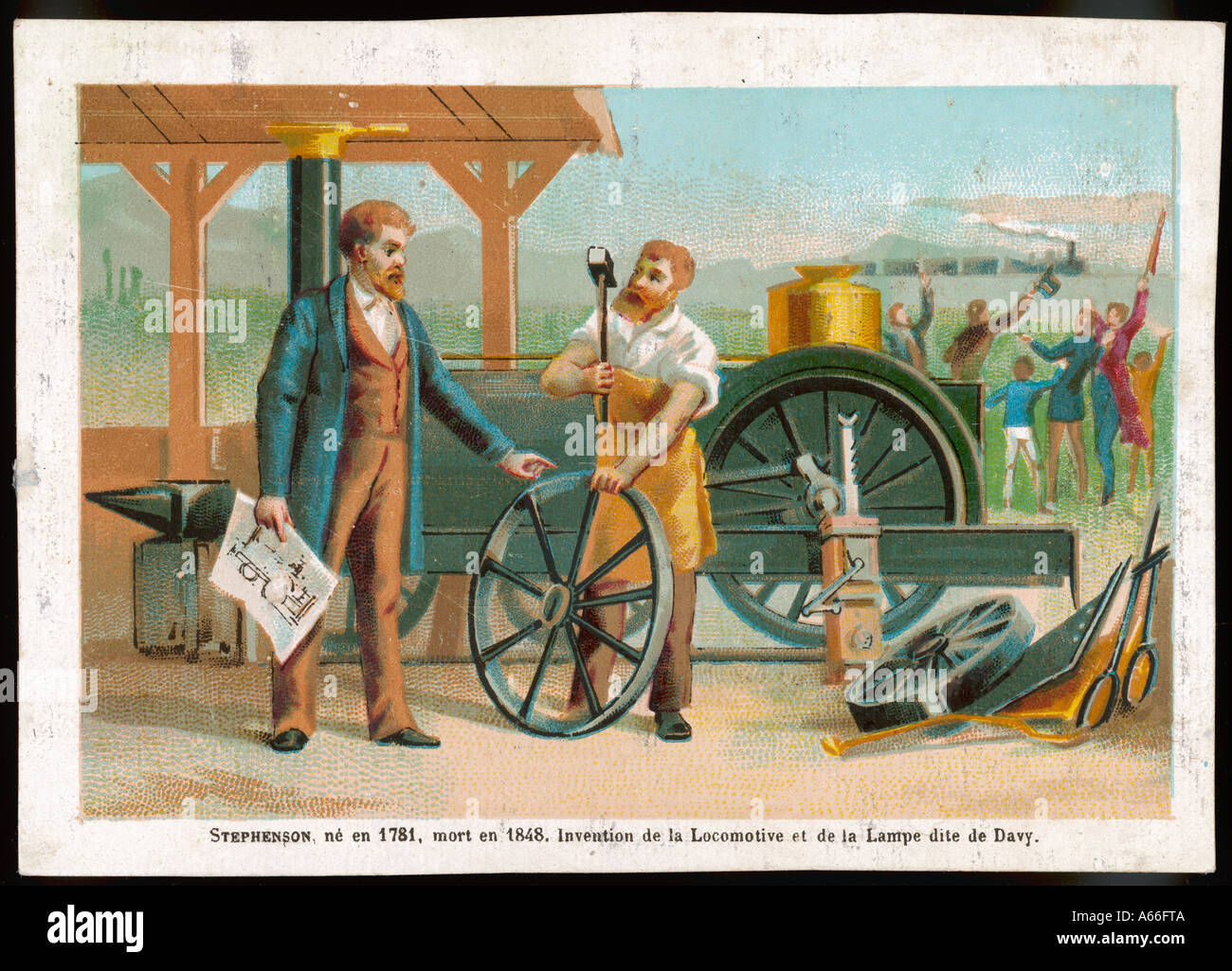 George Stephenson Model George stephenson rocket hi-res stock photography and images - Alamy